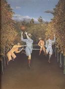 Henri Rousseau Soccer Players oil painting reproduction